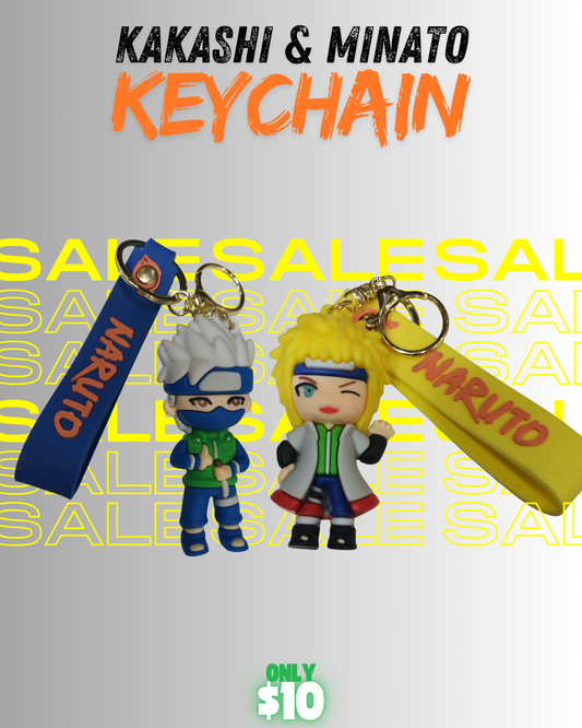 Kakashi & Minato Keychain